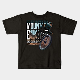 Mountain Biking Kids T-Shirt